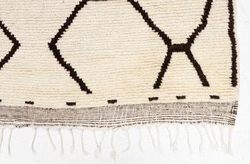 A rug, Morocco, c. 258 x 146 cm.