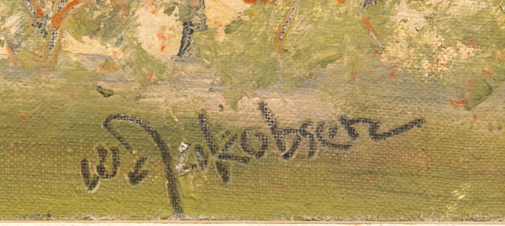 Oluf Wolmer Jakobsen "Old Ystad" and "Malmö Harbour".