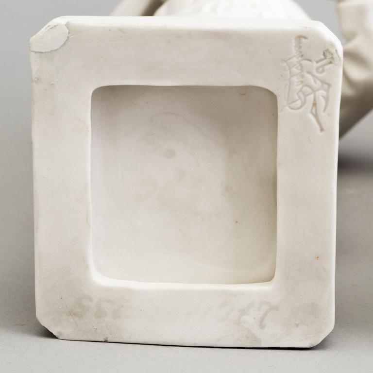 THREE PARIAN FIGURES (2+1), Gustrafsberg 1896.