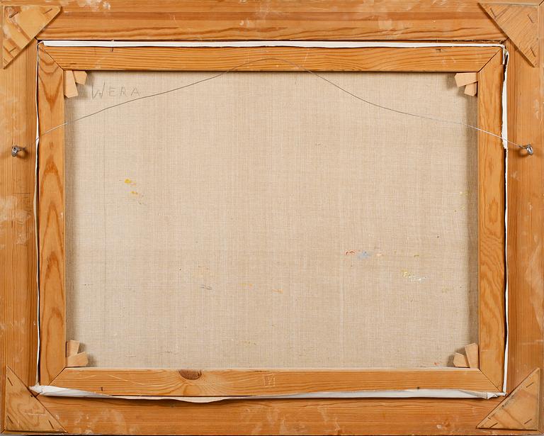 OKÄND KONSTNÄR, olja på duk, signerad O Naess, 1900-tal.