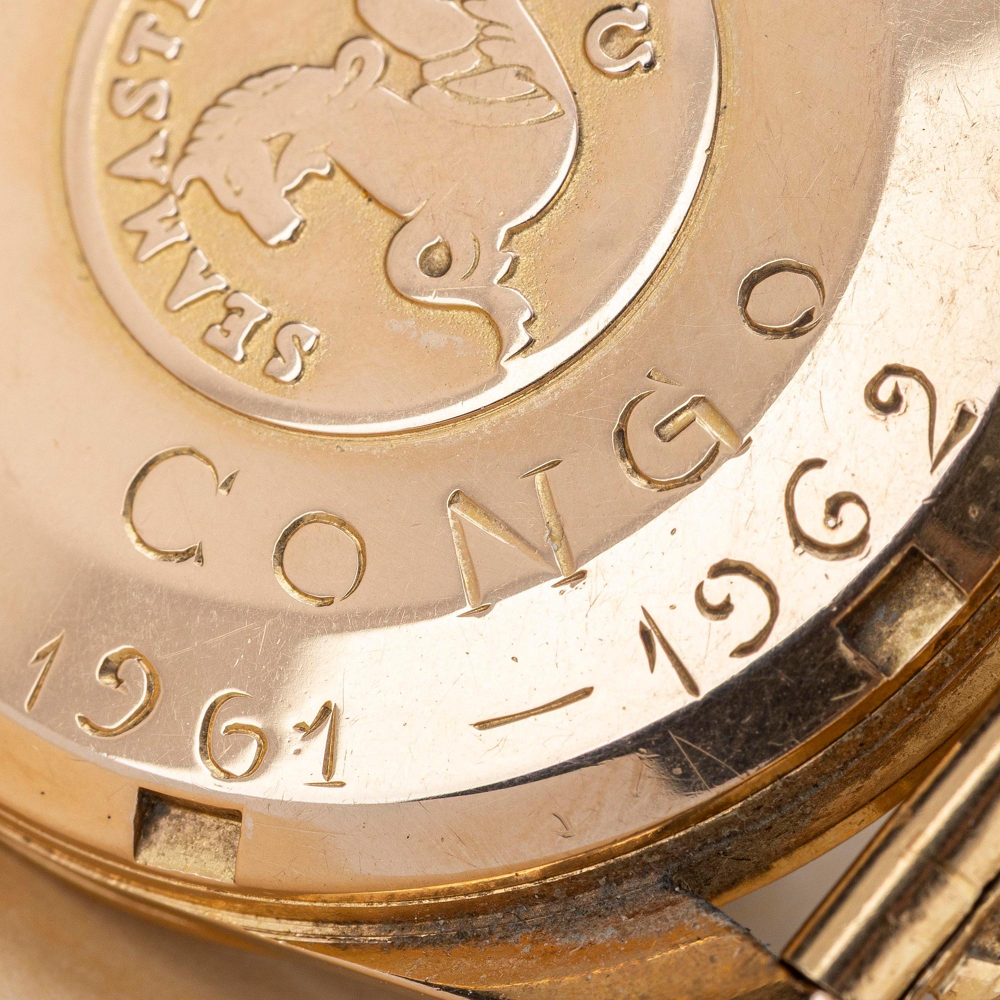 Omega, Seamaster Calendar, "FN Kongo 1961-62", ca 1961.