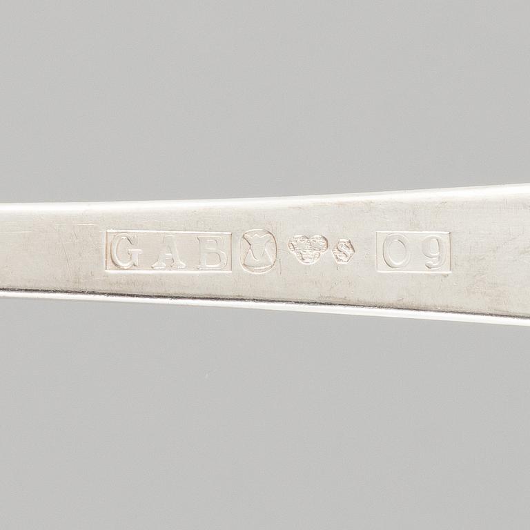 Jacob Ängman, a 169-piece silver cutlery, model 'Rosenholm', GAB, including Stockholm 1959.