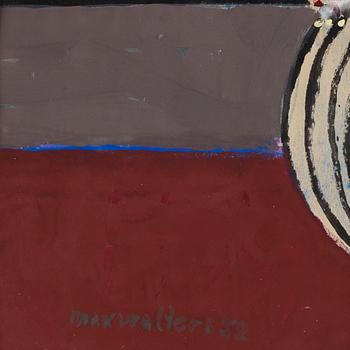 MAX WALTER SVANBERG, gouache, signed MAx Walters and dated 52.