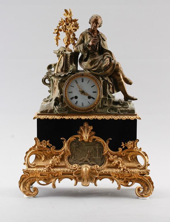 BORDSPENDYL, senempire, Frankrike, 1800-talets mitt.