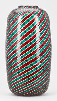 VAS, glas, Venini, Murano, Italien, sign o numr/dat 90.