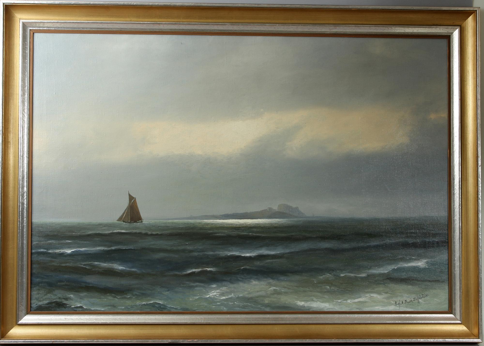 Prof. ALEXANDER REICH-STAFFELSTEIN, olja på duk, sign.