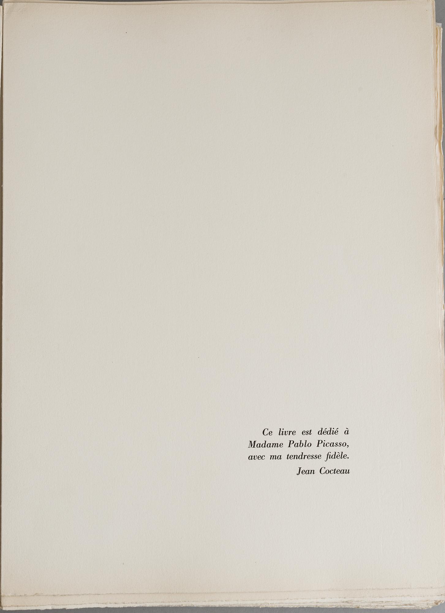 PABLO PICASSO ,  book comprising of 24 lithographs, signed by the artist and the author.