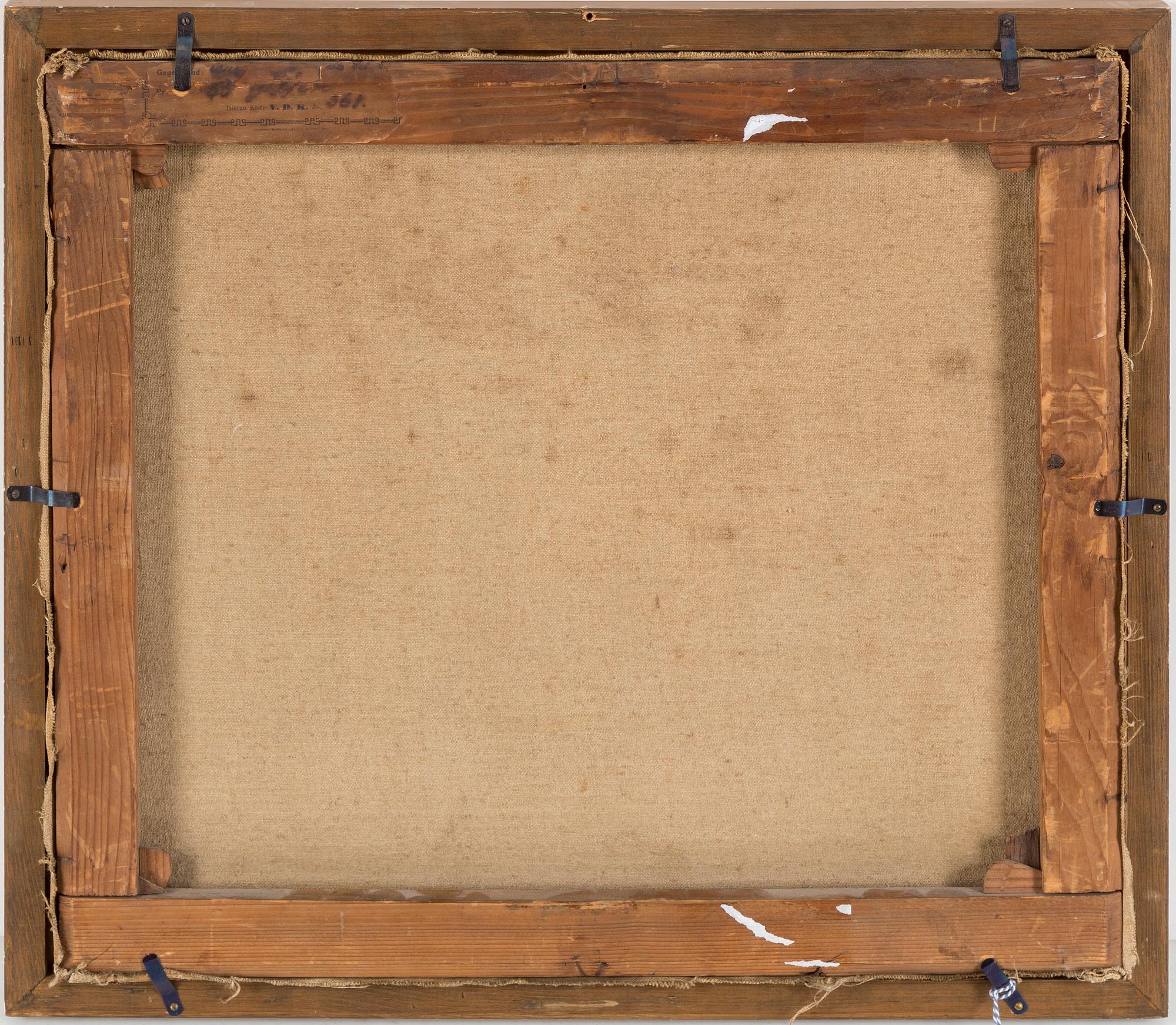 PETER JOSEPH MINJON, attributed to, oil on relined canvas, a pair, bears signature P.J. Minjon and dated 1864 and 186?.