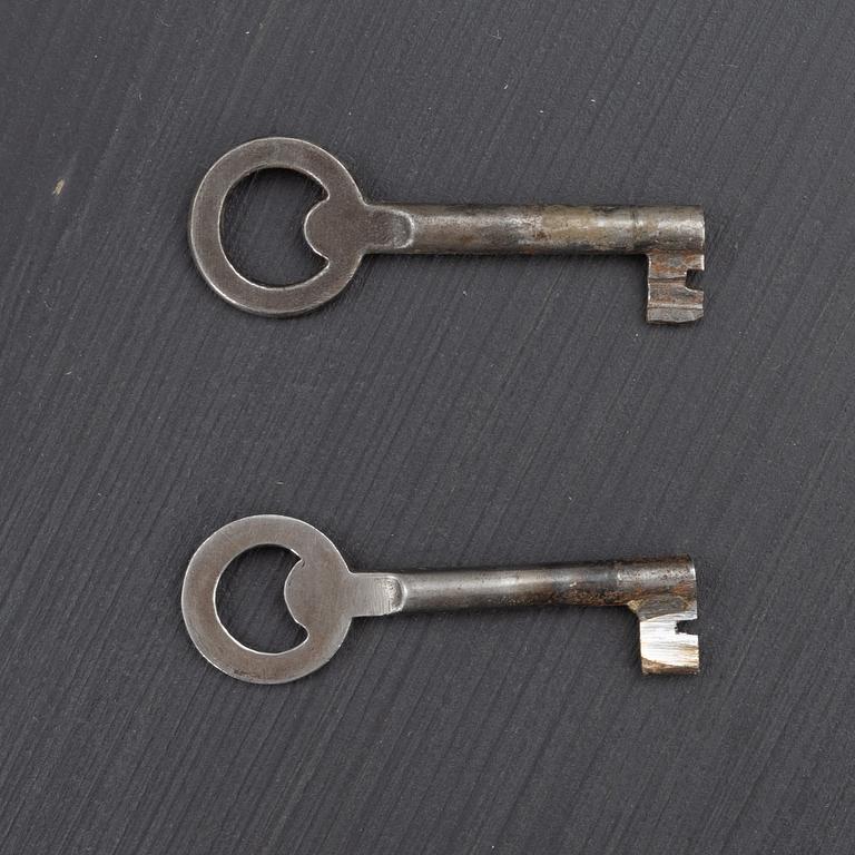 A pair of bedside tables, early 20th Century.