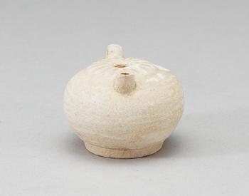 A small white glazed water pot, Song dynasty (960-1279).