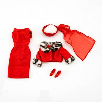 Barbie clothes 4 sets. vintage Including "Modern Art" Mattel 1965, "Fashion Editor" Mattel 1965.