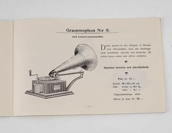 Grammofon, "Victor Talking Machine", His Master's Voice, USA, 1900-talets första hälft.