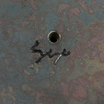 Hans Hedberg, a faience footed bowl, Biot, France.