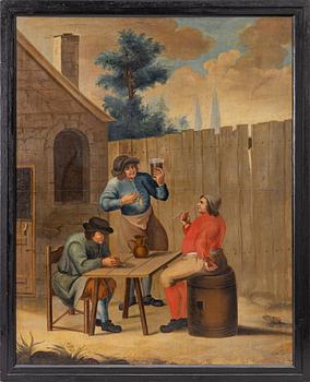 Unknown artist, 18th century, Outside the inn.