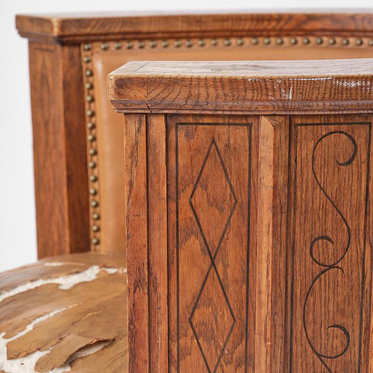 Fåtöljer, ett par, 1920-tal.