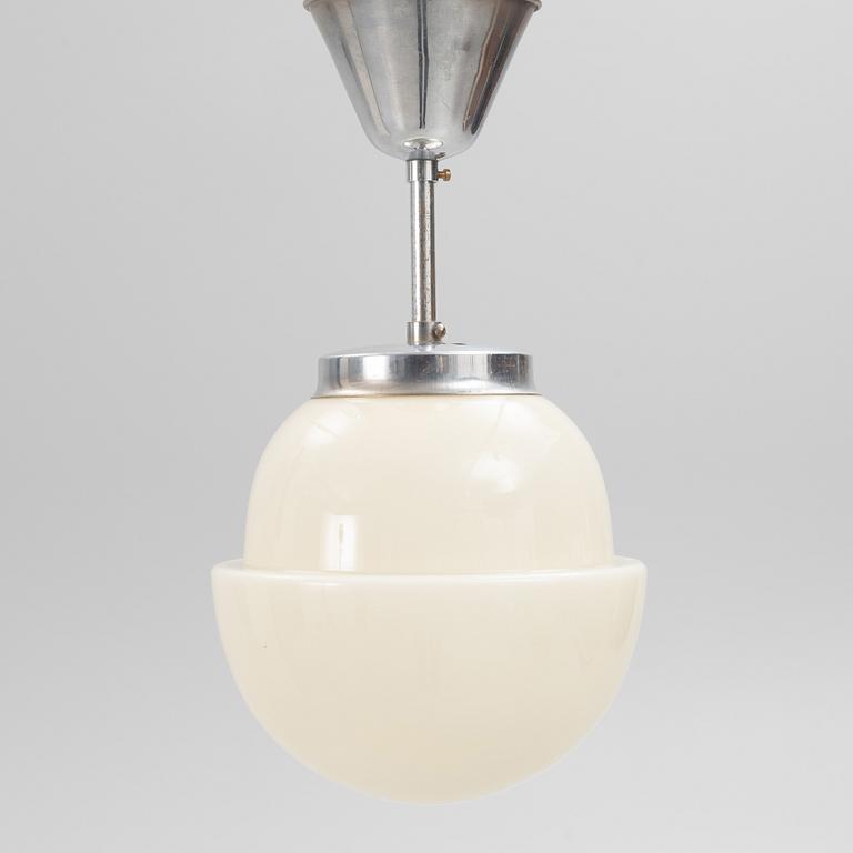 A 'Saturn' ceiling light, around mid 20th Century.