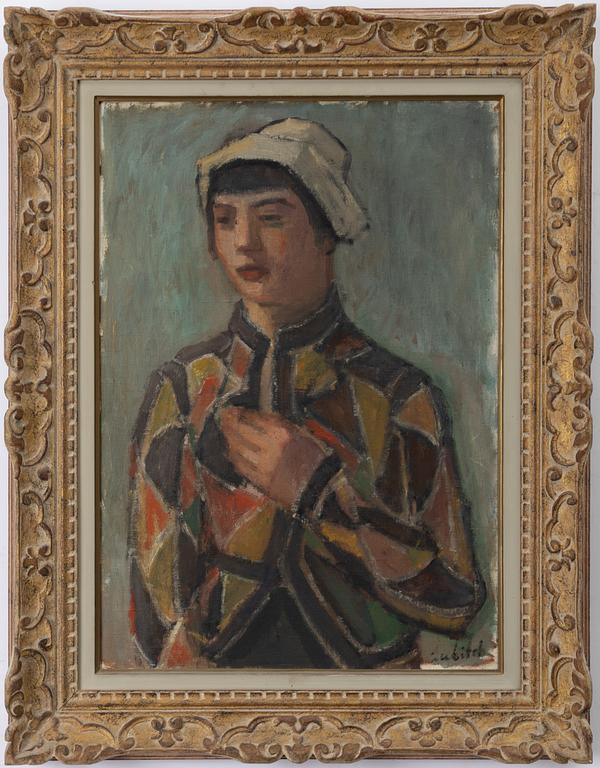 Ossip Lubitch, Man in a Harlequin Jacket.