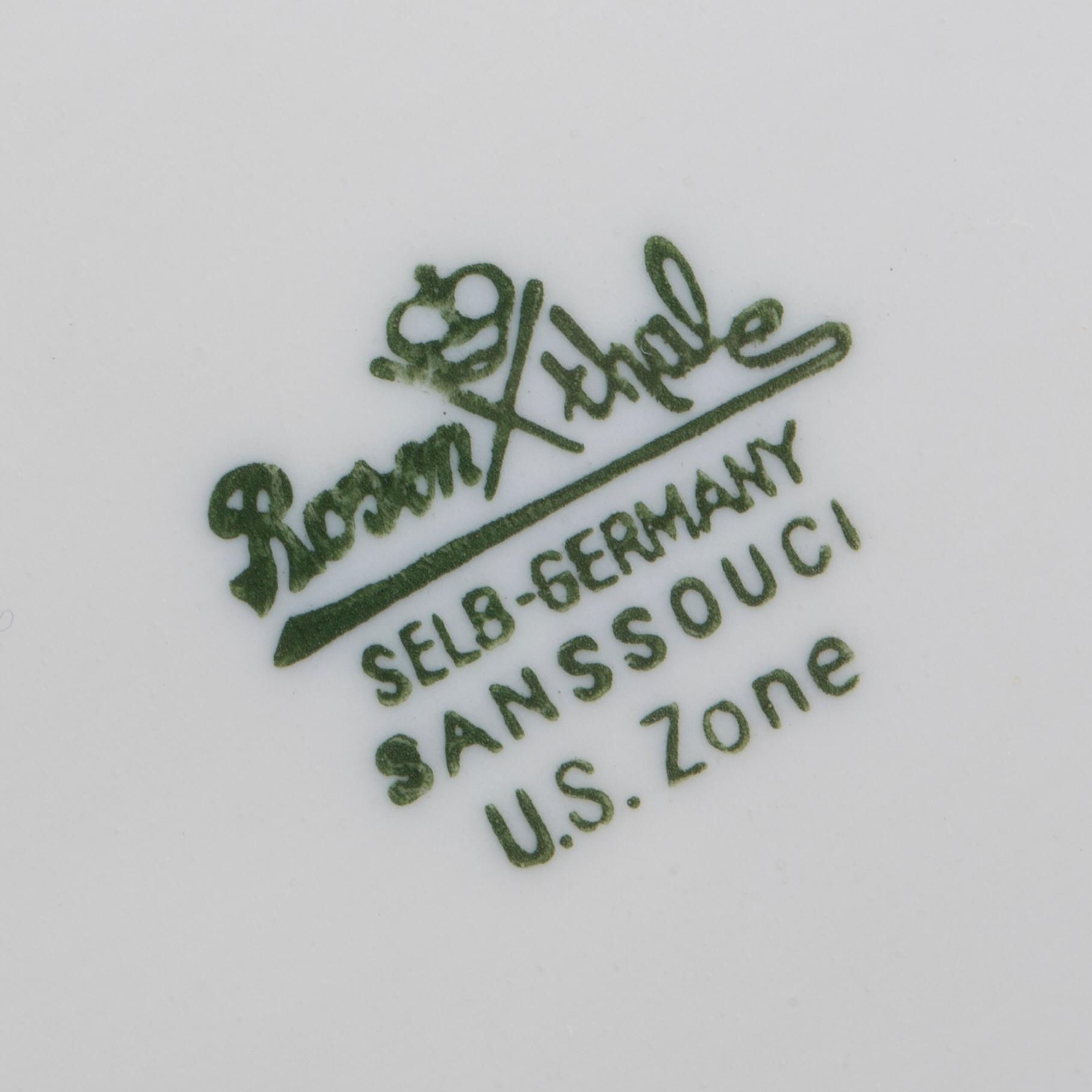 MATSERVIS, 69 delar, porslin, "Sanssouci", Rosenthal.