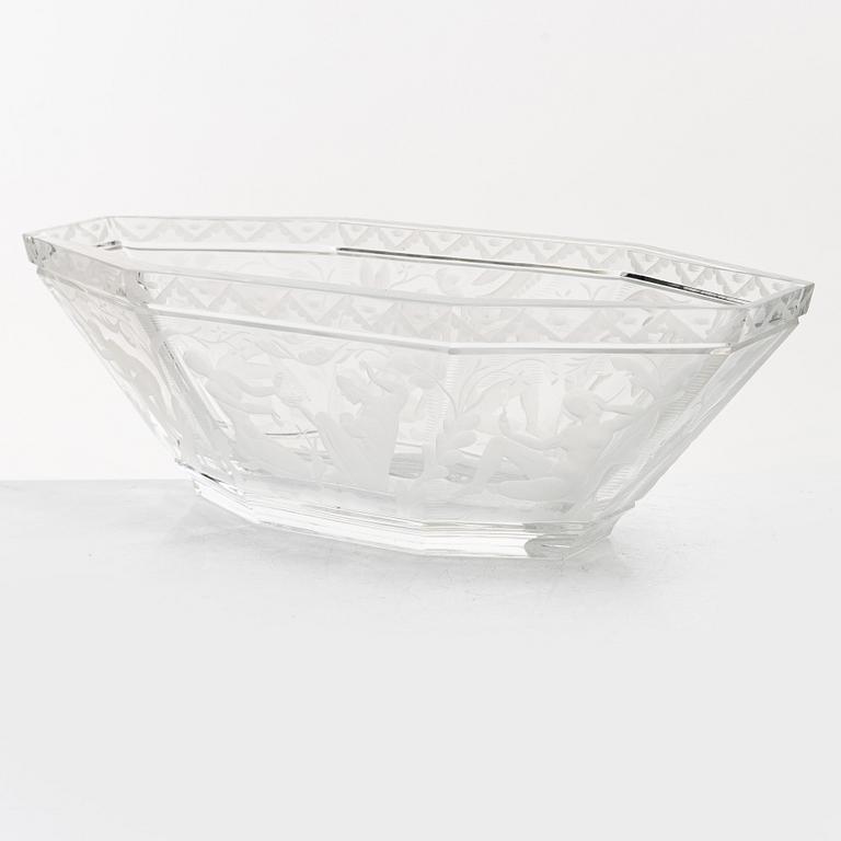 Simon Gate, a 'Paradis' bowl, Orrefors.