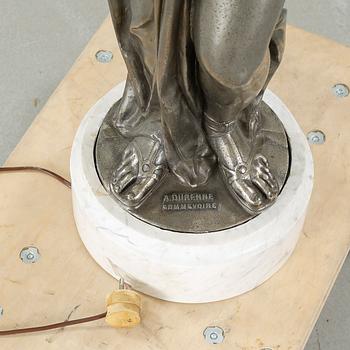 A 20th century floor lamp, after Antoine Durenne.