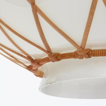Harald Notini, taklampa, modell 11555, Arvid Böhlmarks Lampfabrik, Stockholm, 1940-tal.