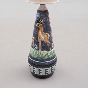 GOLVLAMPA, keramik, 1900-talets mitt.