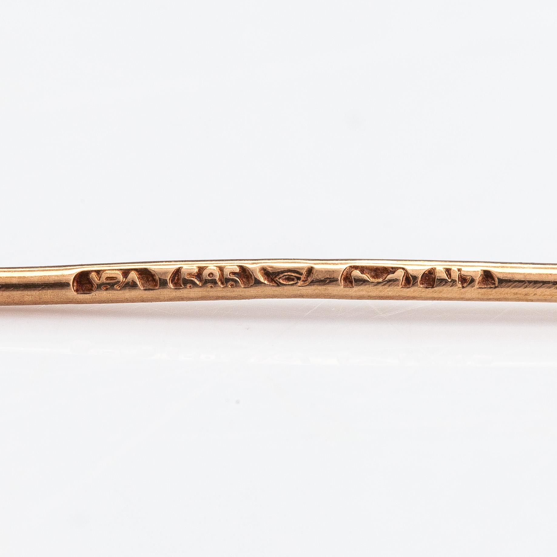 Björn Weckström, manschettknappar  och slipsnål, "Ruta", 14K guld, Pekka Anttila samt Lapponia.