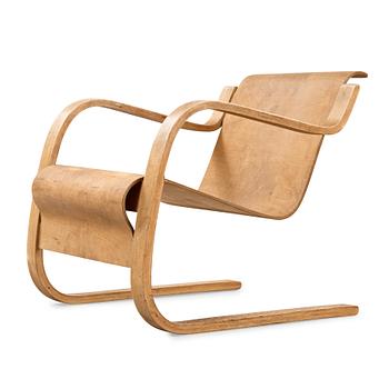 An Alvar Aalto 'No 31' easy chair by O.y Huonekalu-ja Rakennustyötehdas, Finland 1930's.