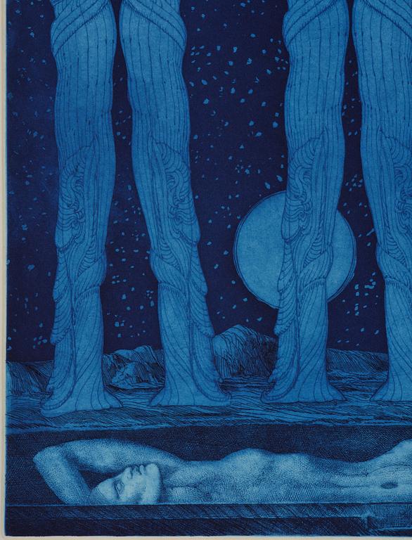 Ernst Fuchs, Untitled from: "Hommage aux Prix Nobel" (The Nobel Prize Portfolio).