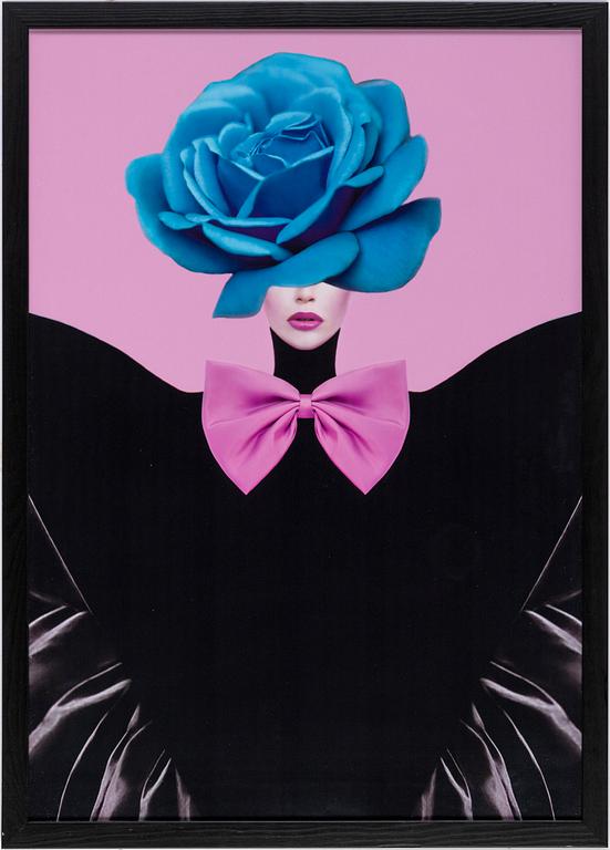 Jenni Porkka, C-print på kapaskiva, signerad och numrerad 14/100 2021 a tergo.