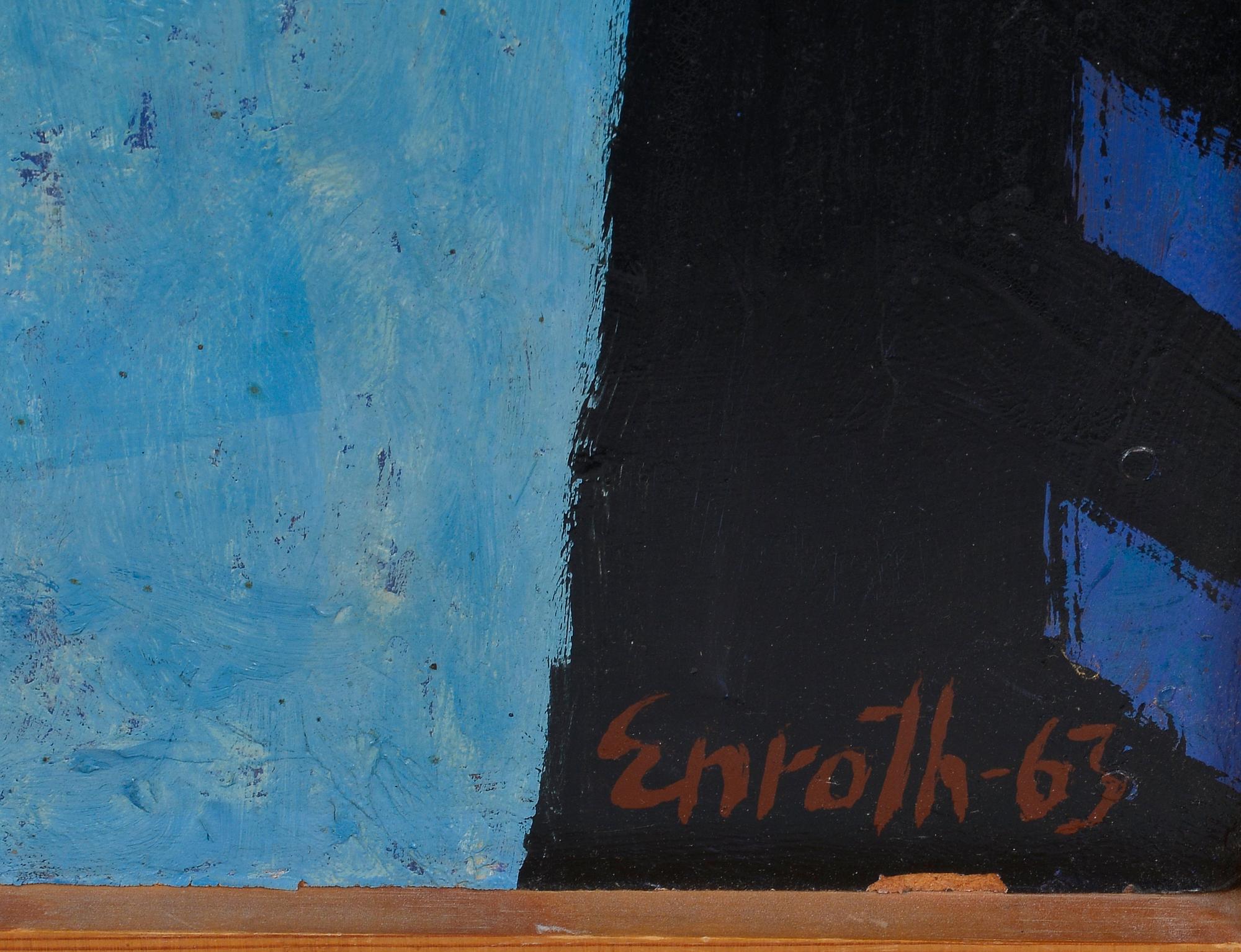 ERIK ENROTH, "ASETELMA SINISELLÄ".