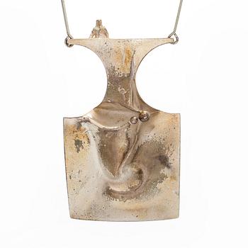 Björn Weckström, halsband "Barbarella", sterling silver, Lapponia 1972.