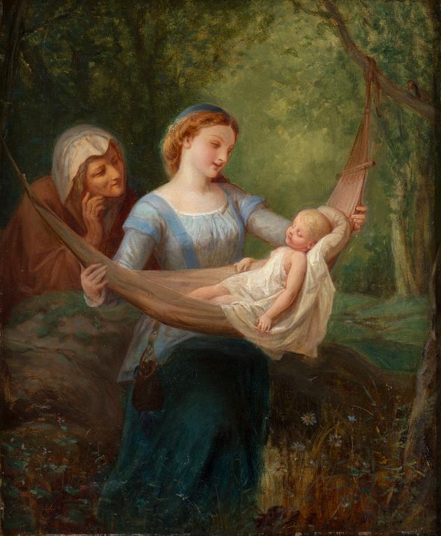 HENRI PIERRE PICOU, Oil on canvas, signed and dated 1881.