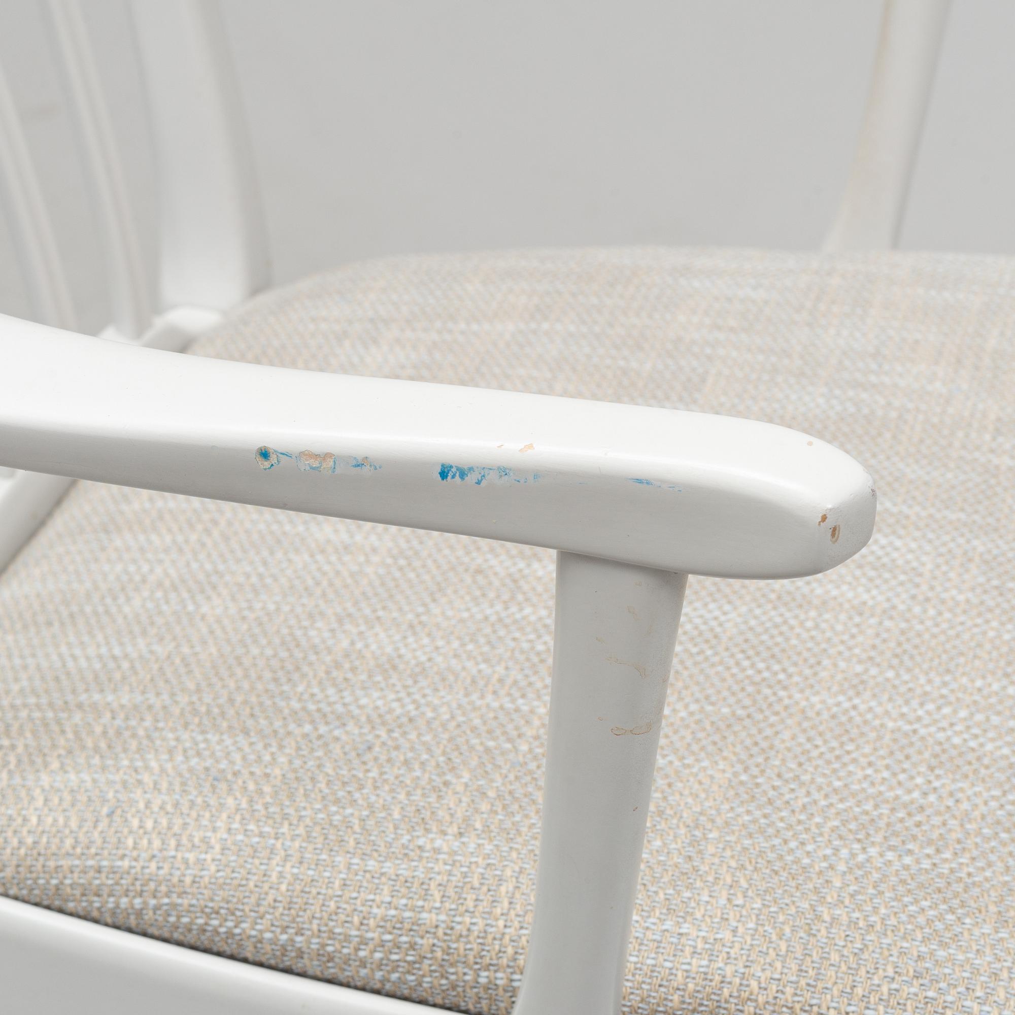 Carl Malmsten, a dining table and a set of six chairs, 'Herrgården' for Bodafors.