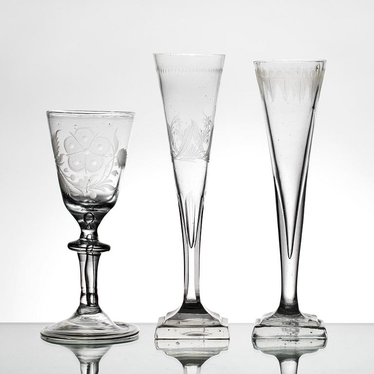 GLAS, 2+1, 1700-talets andra hälft samt 1800-talets början.