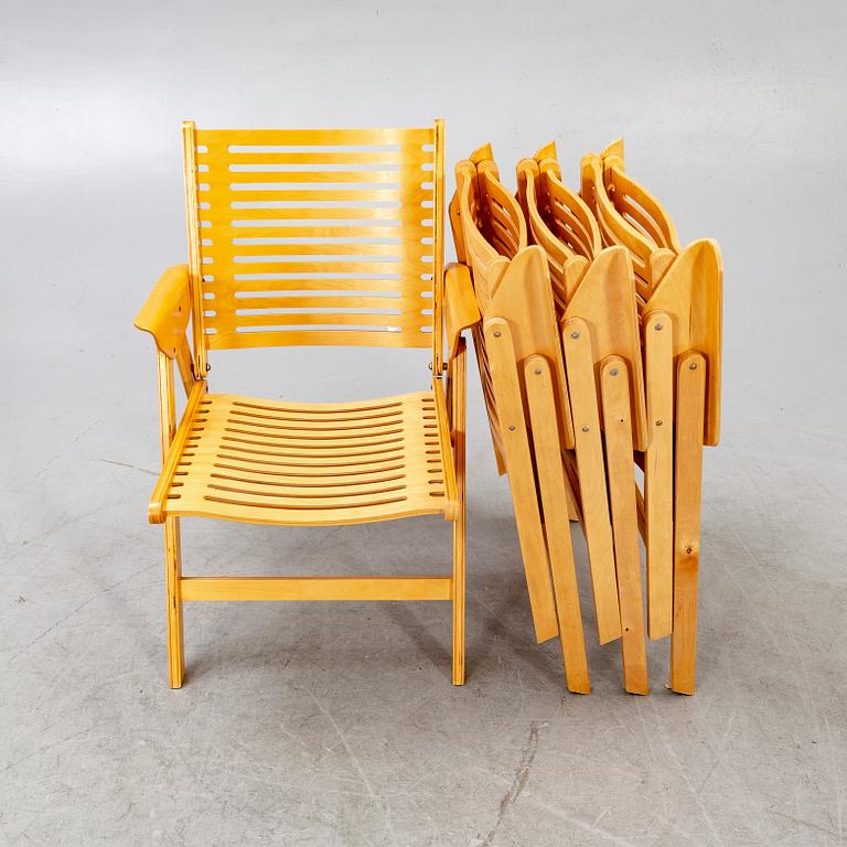 Niko Kralj, four foldable 'Rex' chairs, second half of the 20th century.