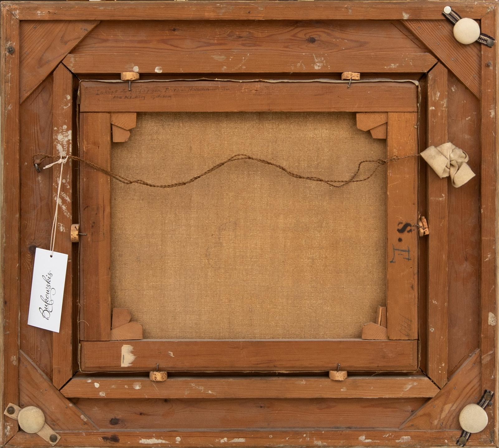 Johan von Holst, 1900,  vilande hund.