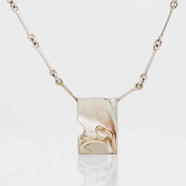 HALSSMYCKE, sterling silver, Lapponia, Finland, 1984-5. Vikt ca 11,97 g.