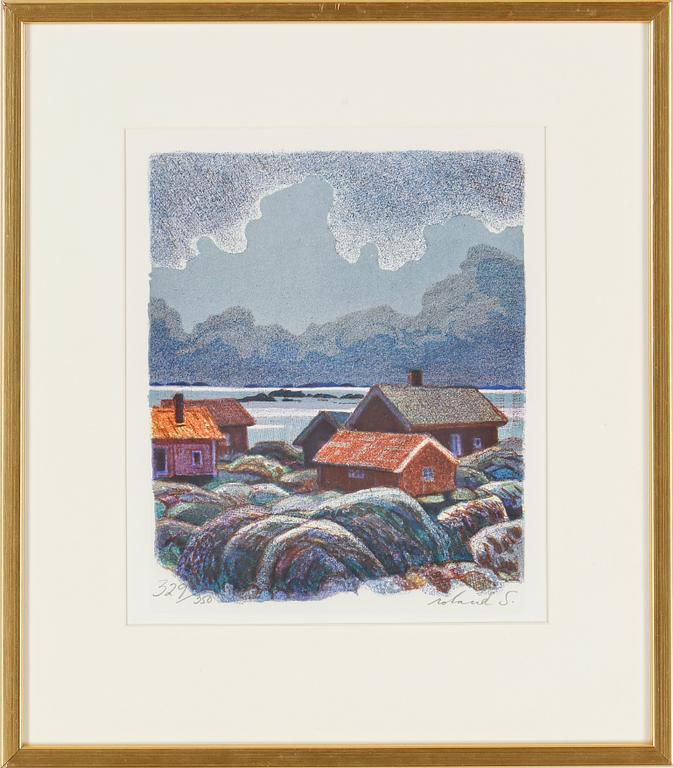 ROLAND SVENSSON, litografi, signerad och numrerad 329/350.