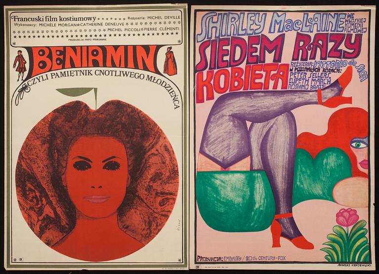 PARTI FILMAFFISCHER, 11 ST. Östeuropeiska, 1900-talets andra hälft.
