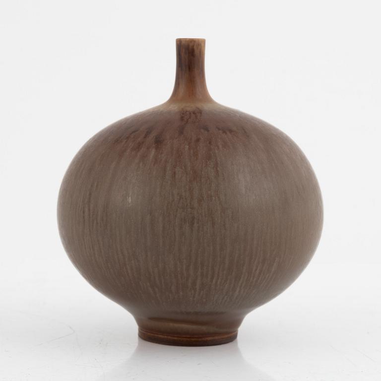 Berndt Friberg, a stoneware vase, Gustavsbergs studio 1968.