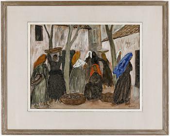 Bo Beskow · BO BESKOW, gouache, signerad och daterad -34.