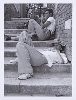 Per-Olow Anderson, ”Katharine Hepburn photographed in Venice 1954".