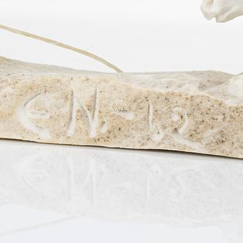 Erik Norberg, sculptures, 2 pcs. Reindeer separation.