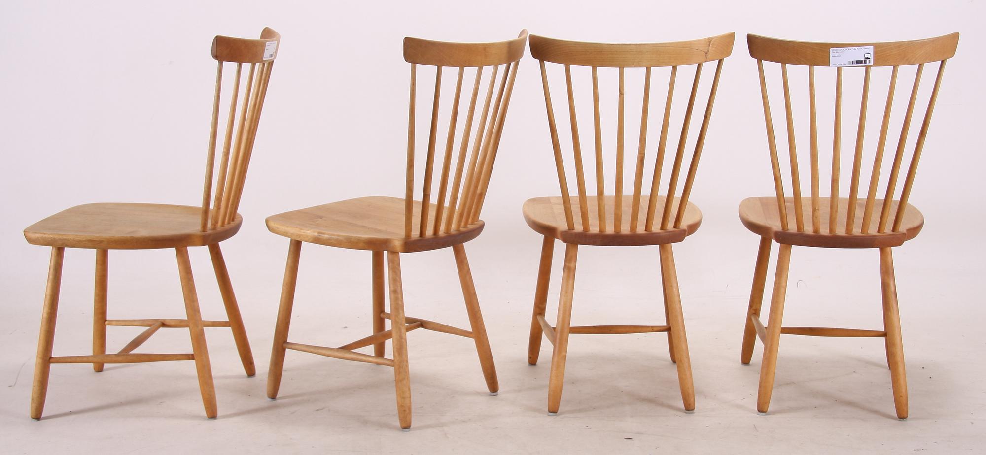 STOLAR, 4 st. "Lilla Åland". Design Carl Malmsten.