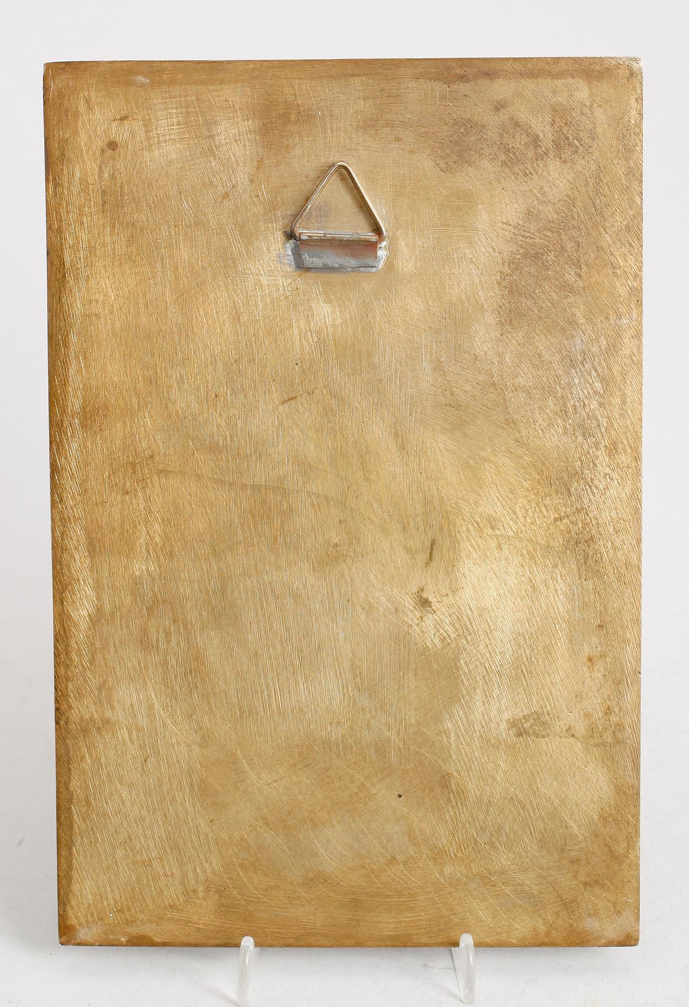 STIG BLOMBERG, väggrelief, brons, signerad, numrerad 9/16.