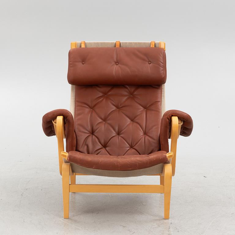 Bruno Mathsson, armchair with footstool, "Pernilla", DUX.