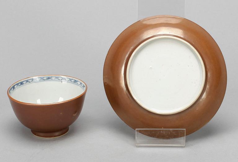 KOPP OCH FAT, porslin, Qianlong (1736-95).