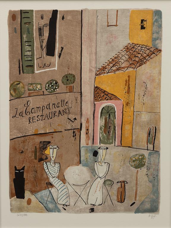 Madeleine Pyk, "Restaurant La Campanette".