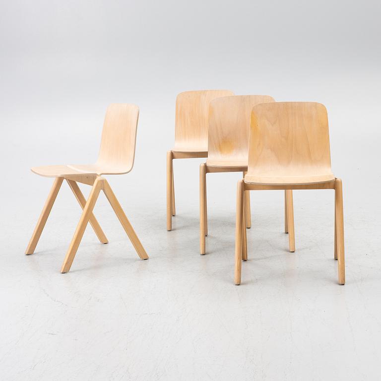 Ronan & Erwan Bouroullec, chairs, 4 pcs, "Copenhague", HAY, Denmark.
